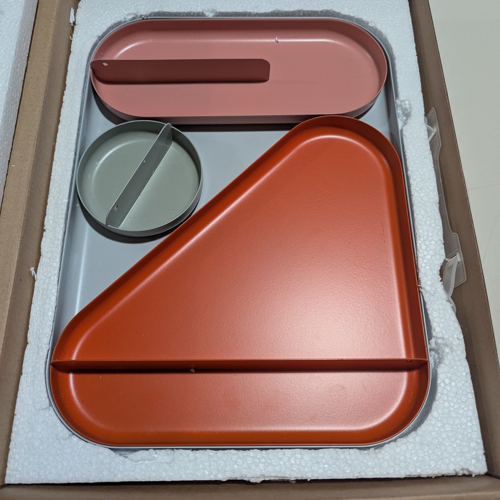 New Modern Geometric Metal Desk organizer